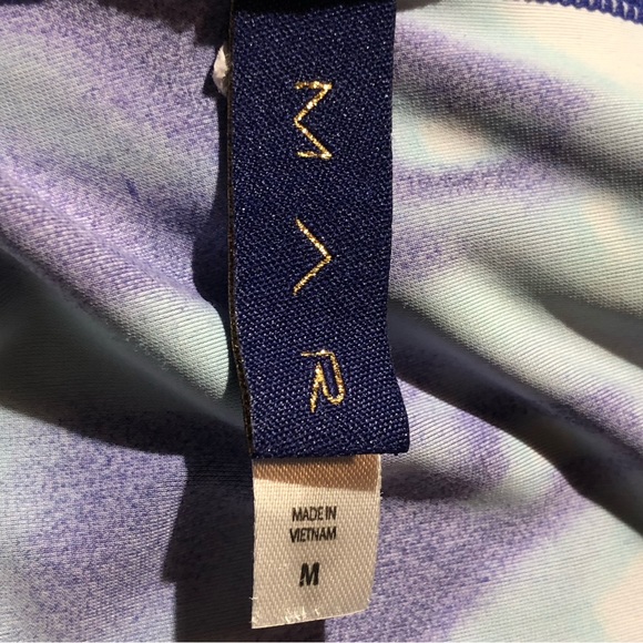 MAR BY VIX Tie-Dye Long Sleeve Swim Top Size Medium - Picture 6 of 6